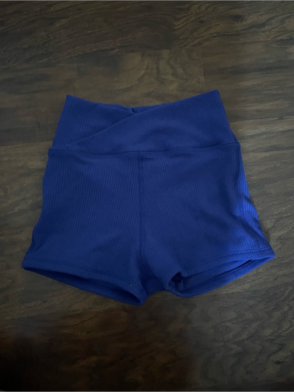Tiger Friday True Ribbed Hot Cross Shorties in Indigo
